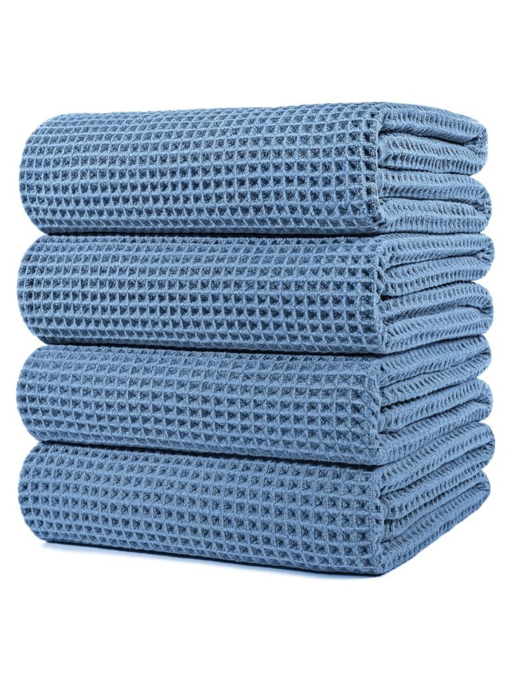 430 GSM Microfiber Waffle Bath Towel 30x60 Quick Dry Lint Free